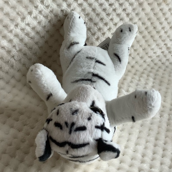 Adventure Planet Plush White Striped Tiger Cub Stuffed Animal Toy - Picture 6 of 16